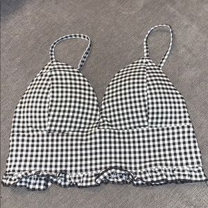 Love Culture Gingham Crop Top